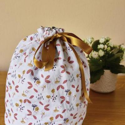 Trousse de toilette automne marron