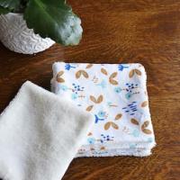 coton lavable, Automne bleu
