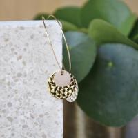 Boucle d'oreille Ladies, beige