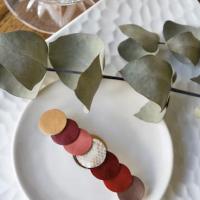 Barrette Toutes rondes Rouge