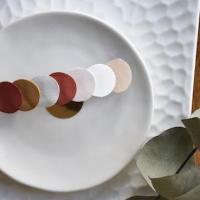 Barrette Toutes rondes Sable