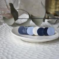 Barrette Toutes rondes bleu
