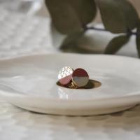 Clou d'oreille Bi-colore, Corail