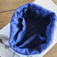 trousse intérieur, bleu