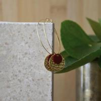 Boucle d'oreille Ladies, Bordeau