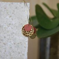 boucle d'oreille Ladies, Corail