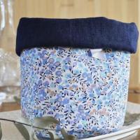 Trousse Fleuri pois, ouverte