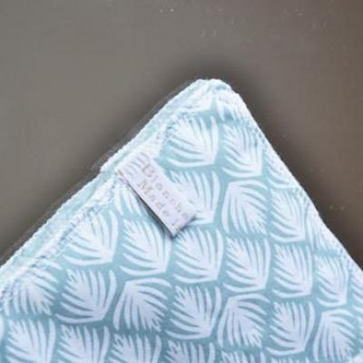 Furoshiki Virginie - feuille verte