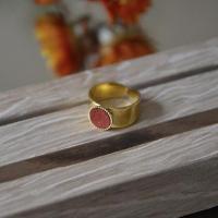 Grosse bague brique