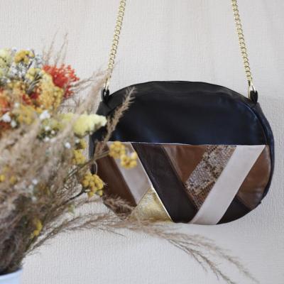 Sac blanche marron